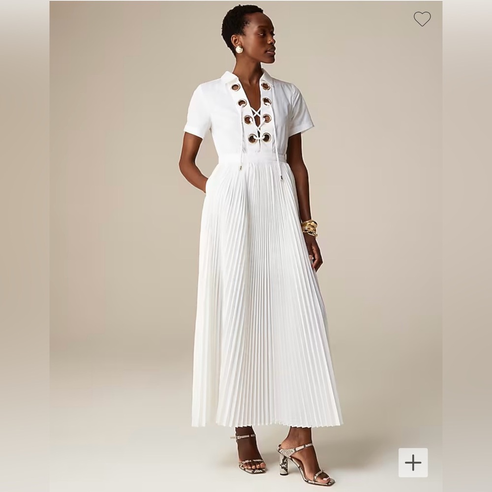 JCrew Collection Maris dress in cotton-blend poplin - NEW